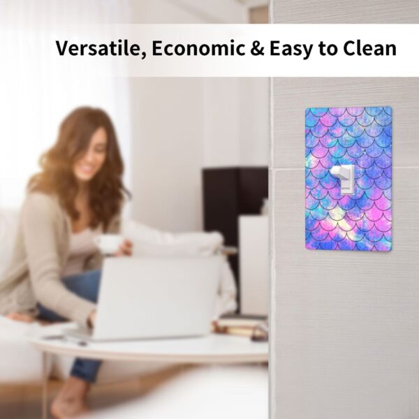1Pcs Ocean Pastel Retro Mermaid Core Wall Plate Cover  Switch Plate Covers  Light Switch Cover Plate  Wall Plate Cover Decorative  Decorative switch and socket covers for home kitchen decoration - Image 5