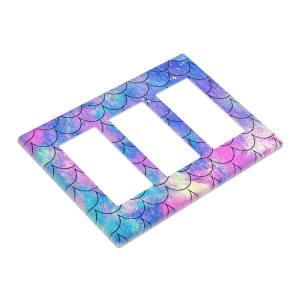 1Pcs Ocean Pastel Retro Mermaid Core Wall Plate Cover  Switch Plate Covers  Light Switch Cover Plate  Wall Plate Cover Decorative  Decorative switch and socket covers for home kitchen decoration - Image 3
