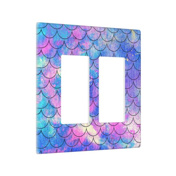 1Pcs Ocean Pastel Retro Mermaid Core Wall Plate Cover  Switch Plate Covers  Light Switch Cover Plate  Wall Plate Cover Decorative  Decorative switch and socket covers for home kitchen decoration - Image 2