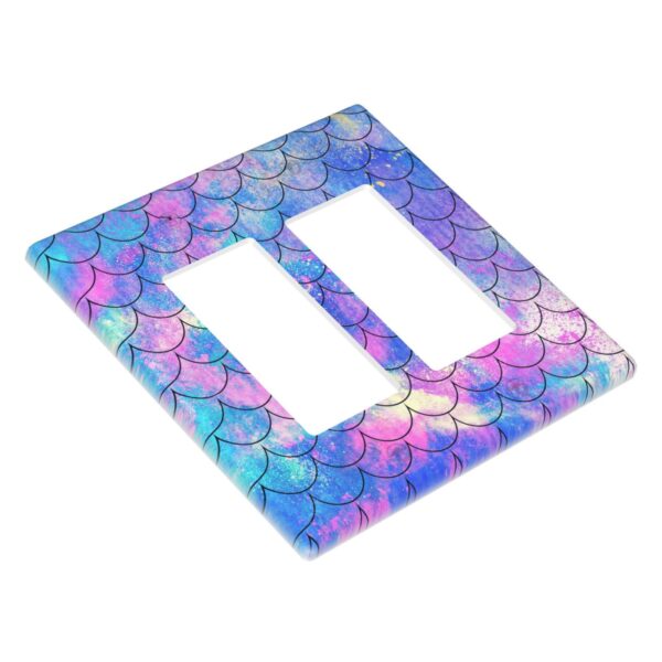 1Pcs Ocean Pastel Retro Mermaid Core Wall Plate Cover  Switch Plate Covers  Light Switch Cover Plate  Wall Plate Cover Decorative  Decorative switch and socket covers for home kitchen decoration - Image 3