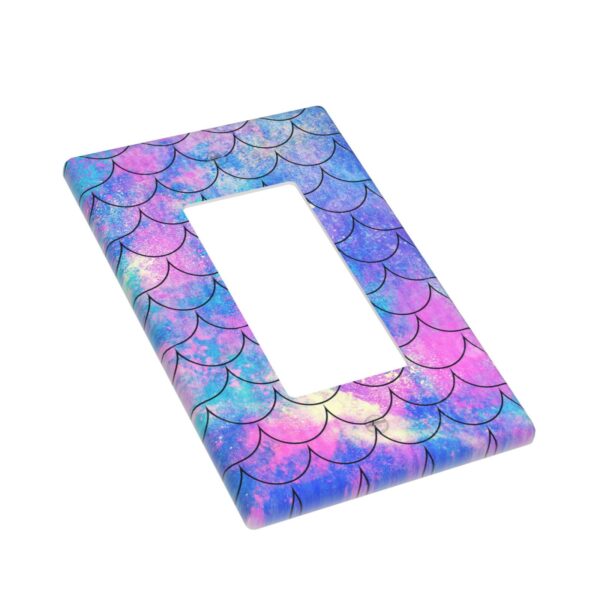 1Pcs Ocean Pastel Retro Mermaid Core Wall Plate Cover  Switch Plate Covers  Light Switch Cover Plate  Wall Plate Cover Decorative  Decorative switch and socket covers for home kitchen decoration - Image 3