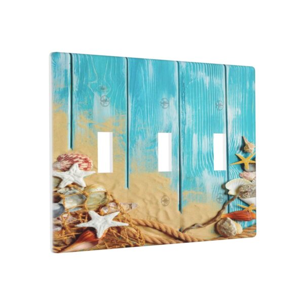 1Pcs Ocean Theme Wall Plate Cover  Switch Plate Covers  Light Switch Cover Plate  Wall Plate Cover Decorative  Decorative switch and socket covers for home kitchen decoration - Image 2