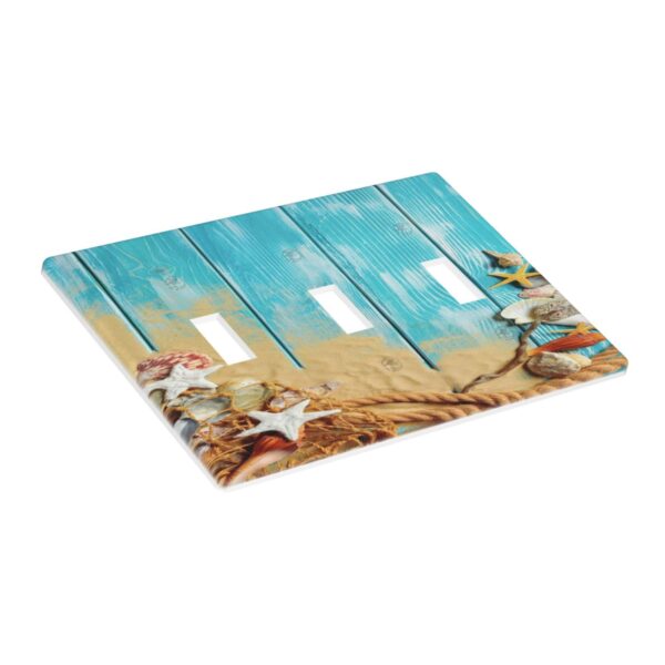 1Pcs Ocean Theme Wall Plate Cover  Switch Plate Covers  Light Switch Cover Plate  Wall Plate Cover Decorative  Decorative switch and socket covers for home kitchen decoration - Image 3