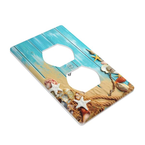 1Pcs Ocean Theme Wall Plate Cover  Switch Plate Covers  Light Switch Cover Plate  Wall Plate Cover Decorative  Decorative switch and socket covers for home kitchen decoration - Image 2