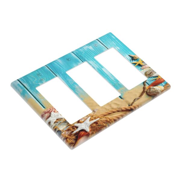 1Pcs Ocean Theme Wall Plate Cover  Switch Plate Covers  Light Switch Cover Plate  Wall Plate Cover Decorative  Decorative switch and socket covers for home kitchen decoration - Image 3