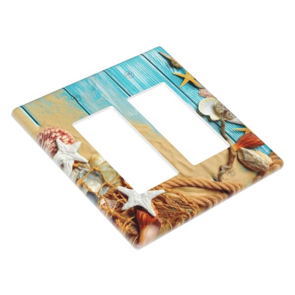 1Pcs Ocean Theme Wall Plate Cover  Switch Plate Covers  Light Switch Cover Plate  Wall Plate Cover Decorative  Decorative switch and socket covers for home kitchen decoration - Image 3