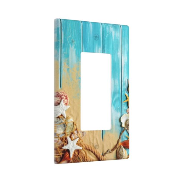 1Pcs Ocean Theme Wall Plate Cover  Switch Plate Covers  Light Switch Cover Plate  Wall Plate Cover Decorative  Decorative switch and socket covers for home kitchen decoration - Image 2