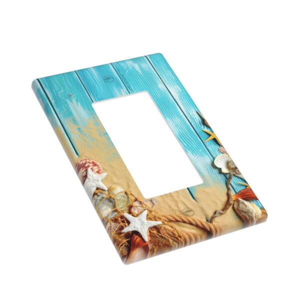 1Pcs Ocean Theme Wall Plate Cover  Switch Plate Covers  Light Switch Cover Plate  Wall Plate Cover Decorative  Decorative switch and socket covers for home kitchen decoration - Image 3