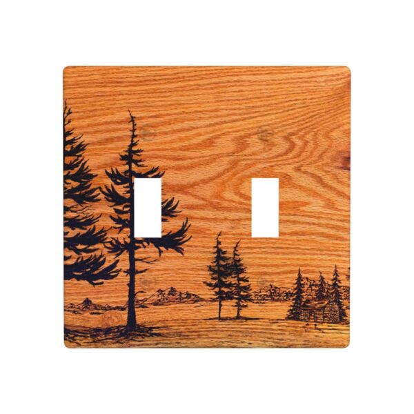 1Pcs Pine wood grain Wall Plate Cover  Switch Plate Covers  Light Switch Cover Plate  Wall Plate Cover Decorative  Decorative switch and socket covers for home kitchen decoration