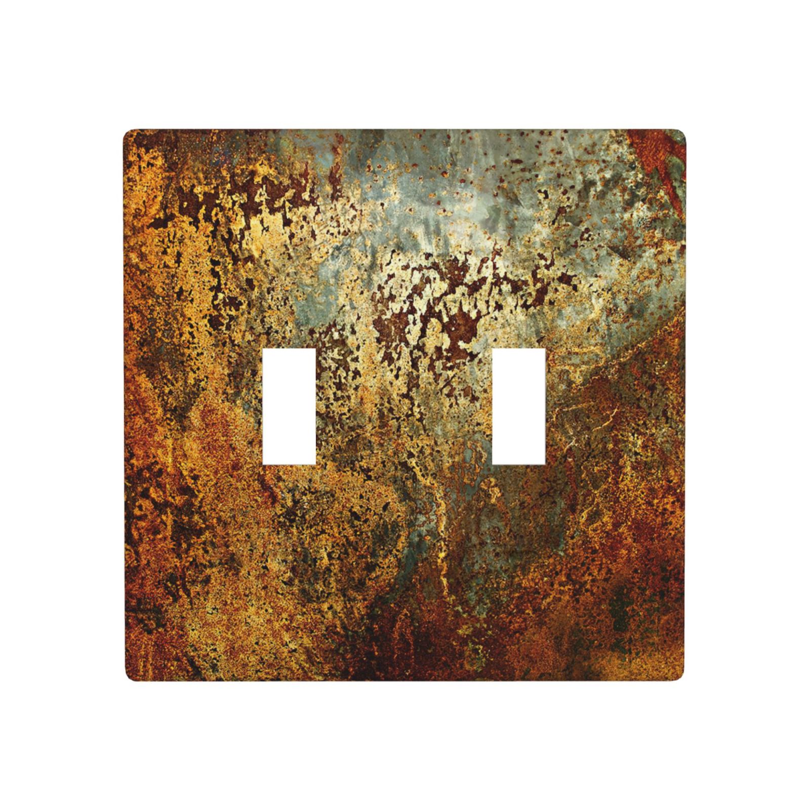 1Pcs Rust Old Rusty Copper Rustic Wall Plate Cover  Switch Plate Covers  Light Switch Cover Plate  Wall Plate Cover Decorative  Decorative switch and socket covers for home kitchen decoration