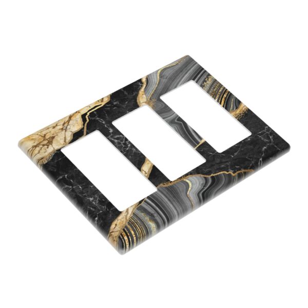 1Pcs Elegant black gold marble Wall Plate Cover  Switch Plate Covers  Light Switch Cover Plate  Wall Plate Cover Decorative  Decorative switch and socket covers for home kitchen decoration - Image 3