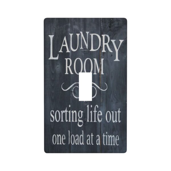 1Pcs Washing machine, interesting Wall Plate Cover  Switch Plate Covers  Light Switch Cover Plate  Wall Plate Cover Decorative  Decorative switch and socket covers for home kitchen decoration