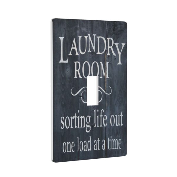 1Pcs Washing machine, interesting Wall Plate Cover  Switch Plate Covers  Light Switch Cover Plate  Wall Plate Cover Decorative  Decorative switch and socket covers for home kitchen decoration - Image 2