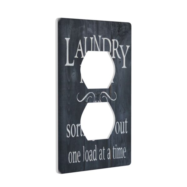 1Pcs Washing machine, interesting Wall Plate Cover  Switch Plate Covers  Light Switch Cover Plate  Wall Plate Cover Decorative  Decorative switch and socket covers for home kitchen decoration - Image 2