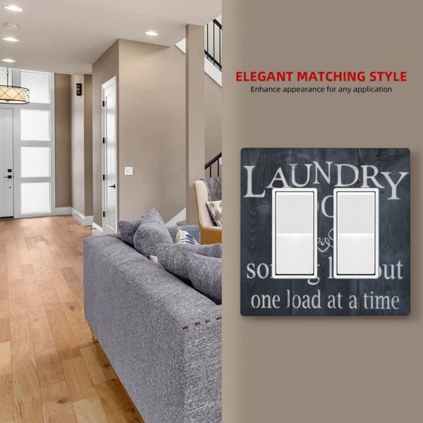 1Pcs Washing machine, interesting Wall Plate Cover  Switch Plate Covers  Light Switch Cover Plate  Wall Plate Cover Decorative  Decorative switch and socket covers for home kitchen decoration - Image 5