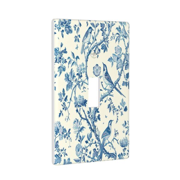 1Pcs A blue bird and flowers Wall Plates decorative light switch cover plate Light Switch Cover Plate Decorative Wall Plate outlet covers wall plate - Image 2