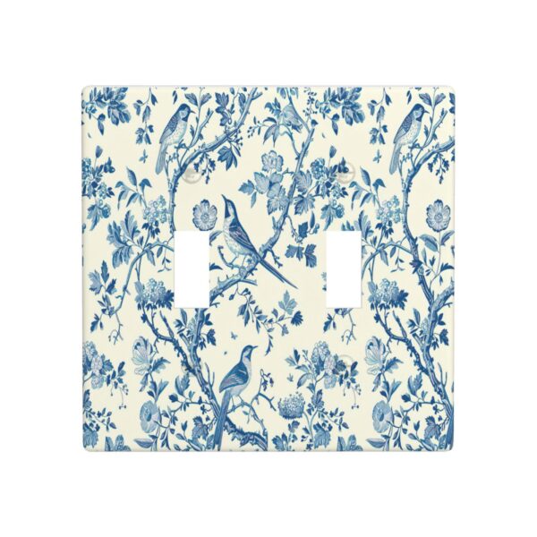 1Pcs A blue bird and flowers Wall Plates decorative light switch cover plate Light Switch Cover Plate Decorative Wall Plate outlet covers wall plate