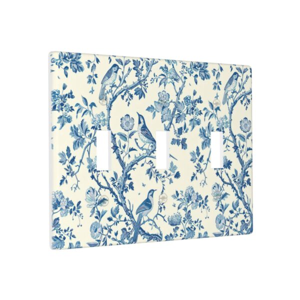 1Pcs A blue bird and flowers Wall Plates decorative light switch cover plate Light Switch Cover Plate Decorative Wall Plate outlet covers wall plate - Image 2