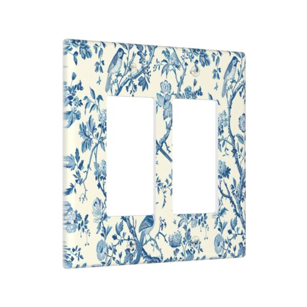 1Pcs A blue bird and flowers Wall Plates decorative light switch cover plate Light Switch Cover Plate Decorative Wall Plate outlet covers wall plate - Image 2