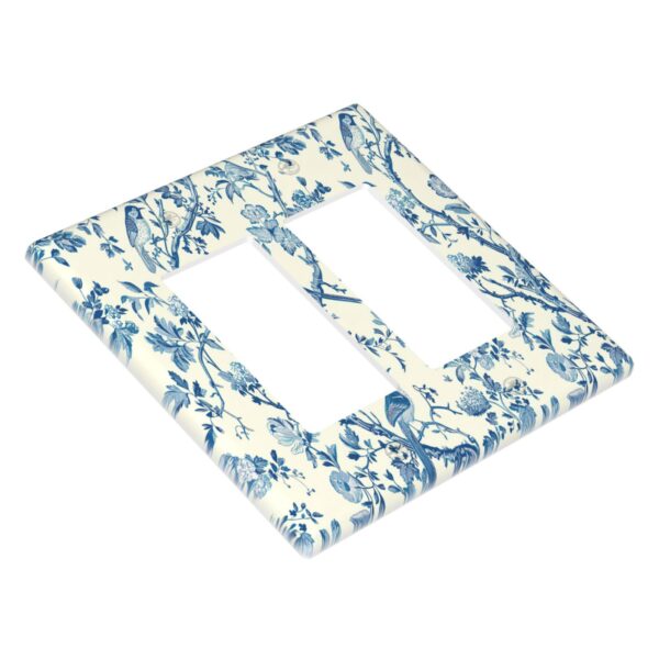 1Pcs A blue bird and flowers Wall Plates decorative light switch cover plate Light Switch Cover Plate Decorative Wall Plate outlet covers wall plate - Image 3