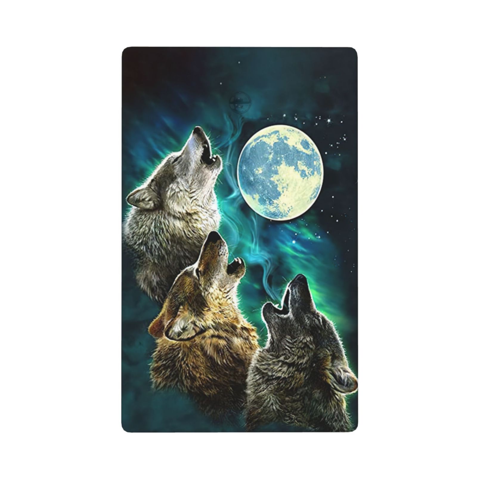 1Pcs Three Wolf Moon Wall Plates decorative light switch cover plate Light Switch Cover Plate Decorative Wall Plate outlet covers wall plate