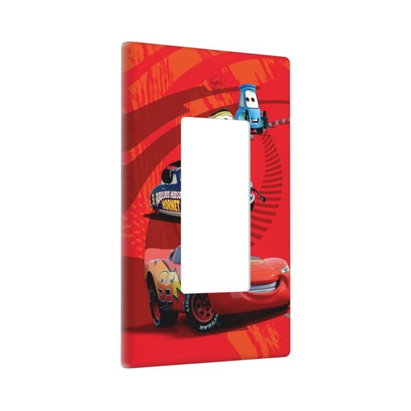 1Pcs Cars Lightning McQueen Light Switch Plate  Wall Plate Cover Decorative  Switch Cover Plate  Switch Plates And Outlet Covers  Outlet Covers  Wall Plate Cover Decorative - Image 3