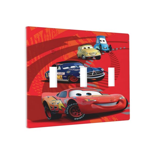 1Pcs Cars Lightning McQueen Light Switch Plate  Wall Plate Cover Decorative  Switch Cover Plate  Switch Plates And Outlet Covers  Outlet Covers  Wall Plate Cover Decorative - Image 3