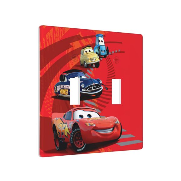 1Pcs Cars Lightning McQueen Light Switch Plate  Wall Plate Cover Decorative  Switch Cover Plate  Switch Plates And Outlet Covers  Outlet Covers  Wall Plate Cover Decorative - Image 2