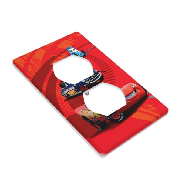 1Pcs Cars Lightning McQueen Light Switch Plate  Wall Plate Cover Decorative  Switch Cover Plate  Switch Plates And Outlet Covers  Outlet Covers  Wall Plate Cover Decorative - Image 3