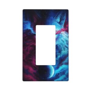 1Pcs Three Wolf Moon Wall Plates decorative light switch cover plate Light Switch Cover Plate Decorative Wall Plate outlet covers wall plate