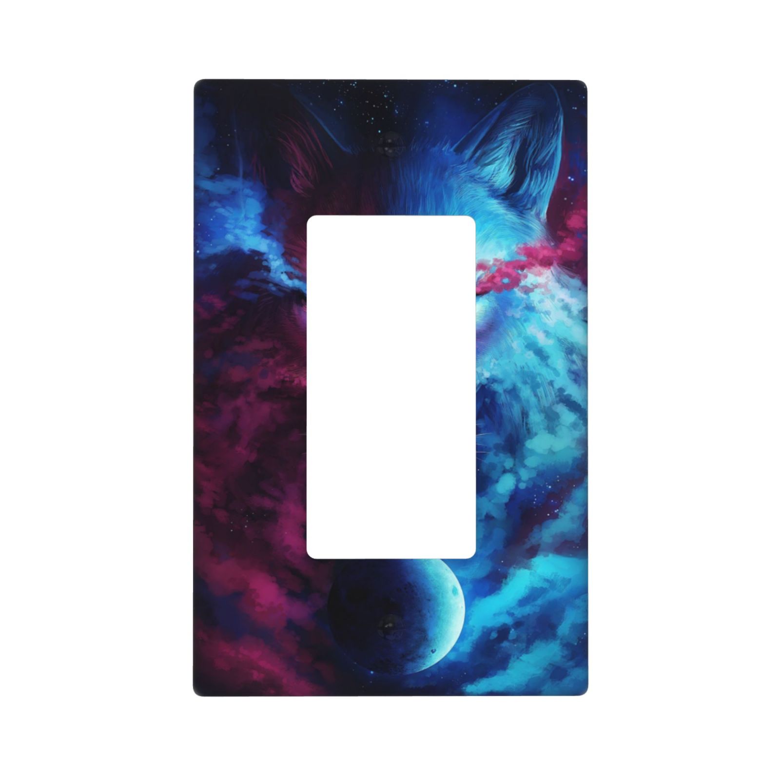 1Pcs Three Wolf Moon Wall Plates decorative light switch cover plate Light Switch Cover Plate Decorative Wall Plate outlet covers wall plate