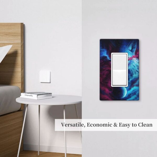 1Pcs Three Wolf Moon Wall Plates decorative light switch cover plate Light Switch Cover Plate Decorative Wall Plate outlet covers wall plate - Image 4