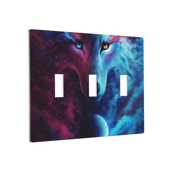 1Pcs Three Wolf Moon Wall Plates decorative light switch cover plate Light Switch Cover Plate Decorative Wall Plate outlet covers wall plate - Image 2