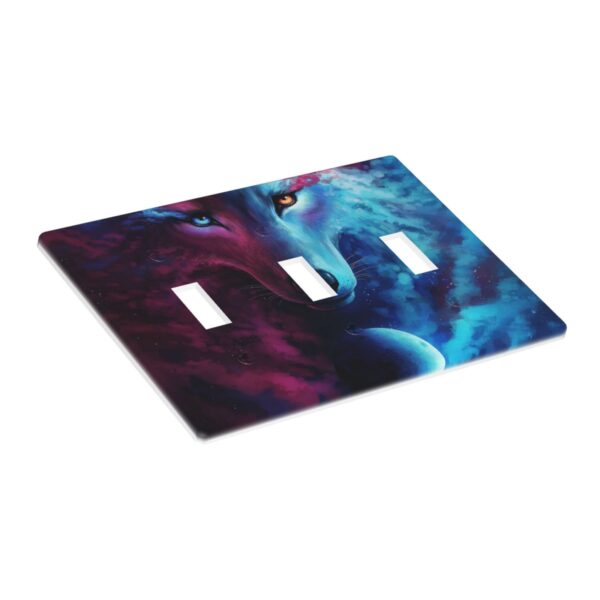 1Pcs Three Wolf Moon Wall Plates decorative light switch cover plate Light Switch Cover Plate Decorative Wall Plate outlet covers wall plate - Image 3