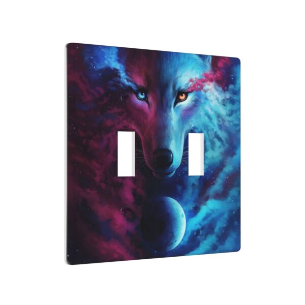 1Pcs Three Wolf Moon Wall Plates decorative light switch cover plate Light Switch Cover Plate Decorative Wall Plate outlet covers wall plate - Image 2