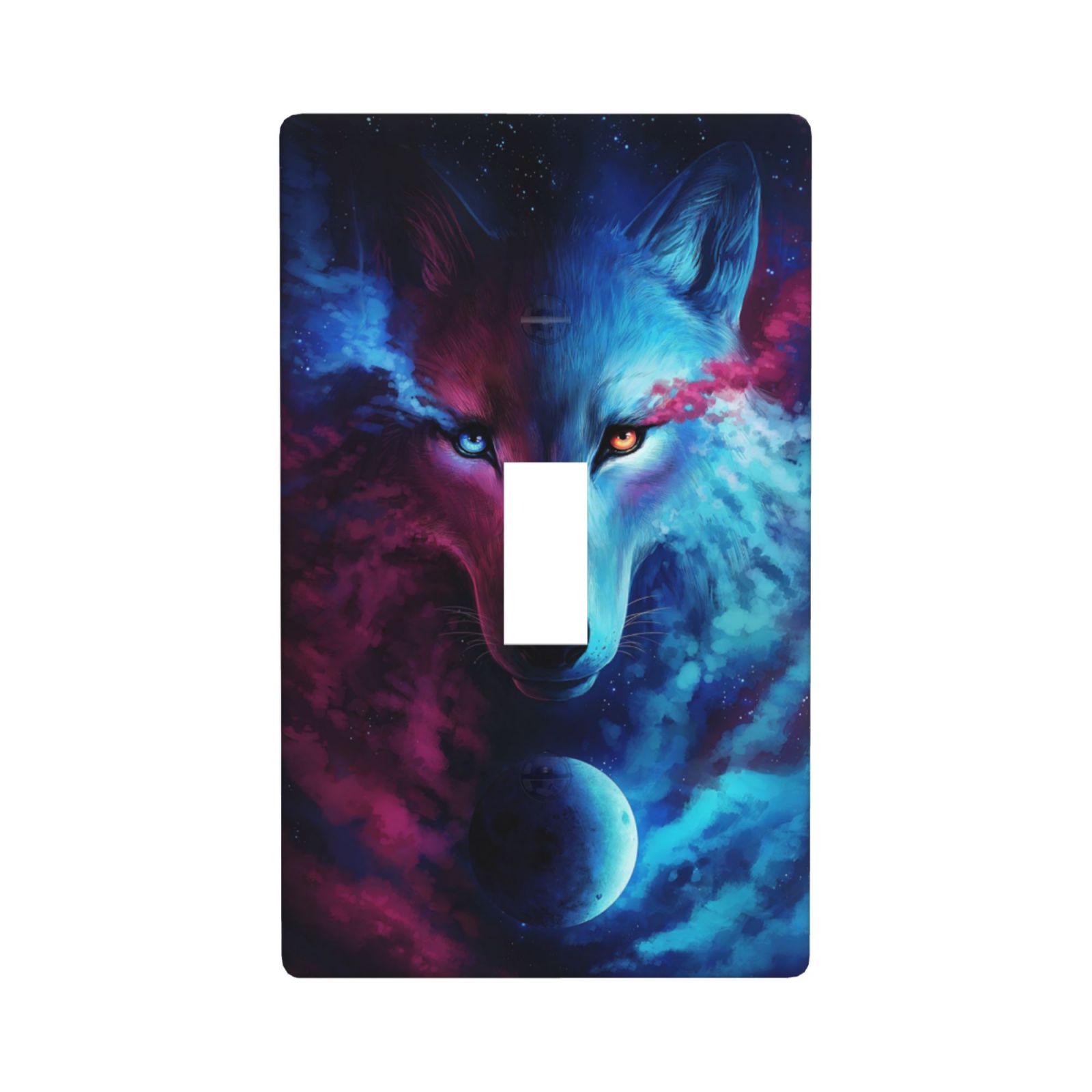 1Pcs Three Wolf Moon Wall Plates decorative light switch cover plate Light Switch Cover Plate Decorative Wall Plate outlet covers wall plate
