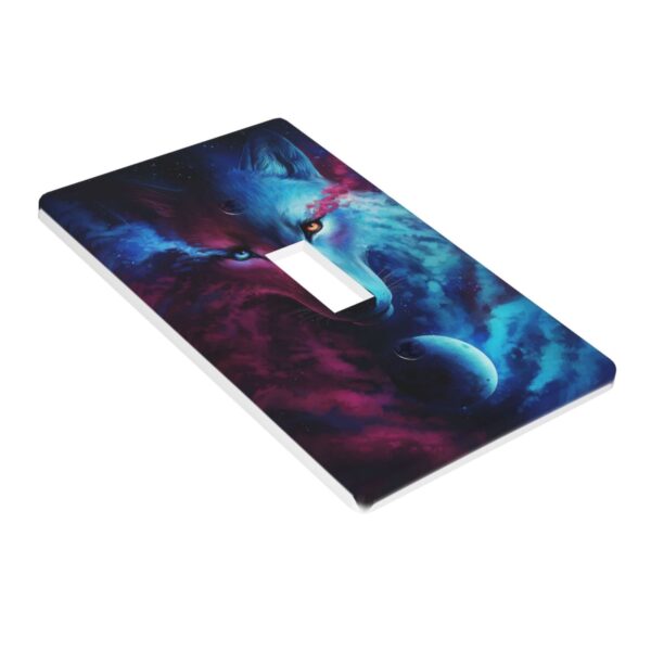 1Pcs Three Wolf Moon Wall Plates decorative light switch cover plate Light Switch Cover Plate Decorative Wall Plate outlet covers wall plate - Image 2