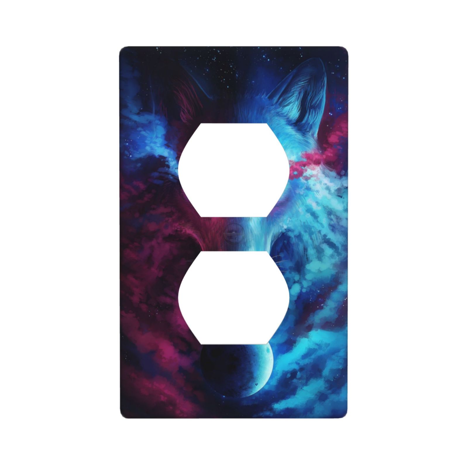 1Pcs Three Wolf Moon Wall Plates decorative light switch cover plate Light Switch Cover Plate Decorative Wall Plate outlet covers wall plate