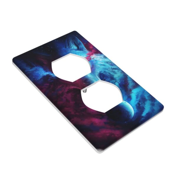 1Pcs Three Wolf Moon Wall Plates decorative light switch cover plate Light Switch Cover Plate Decorative Wall Plate outlet covers wall plate - Image 2