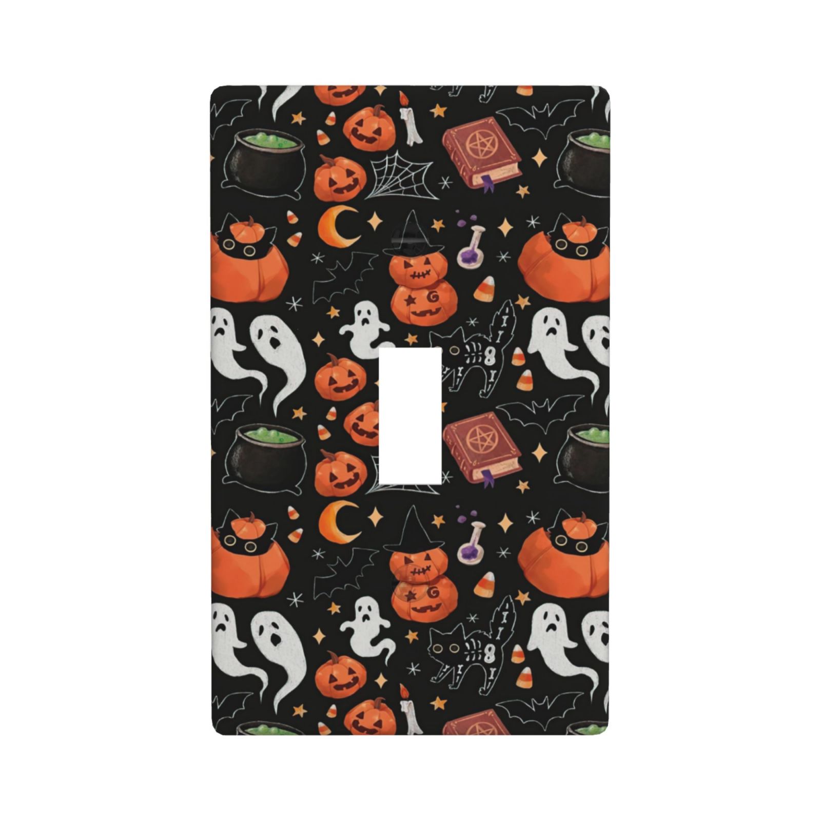 1Pcs alloween  Ghost Funny Pumpkin Wall Plates decorative light switch cover plate Light Switch Cover Plate Decorative Wall Plate outlet covers wall plate