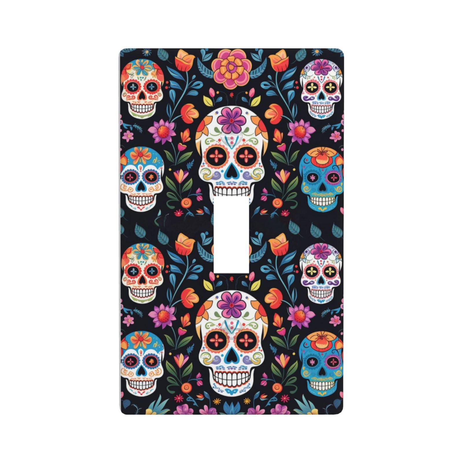1Pcs Colored skull Wall Plates decorative light switch cover plate Light Switch Cover Plate Decorative Wall Plate outlet covers wall plate