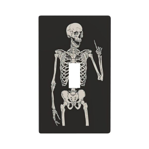 1Pcs Rock Roll Skeleton Skull Wall Plates decorative light switch cover plate Light Switch Cover Plate Decorative Wall Plate outlet covers wall plate