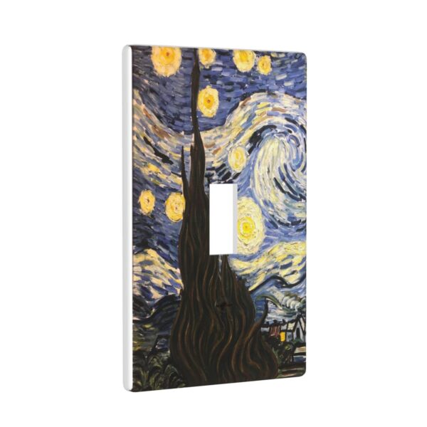 1Pcs The Starry Night Wall Plates decorative light switch cover plate Light Switch Cover Plate Decorative Wall Plate outlet covers wall plate - Image 3
