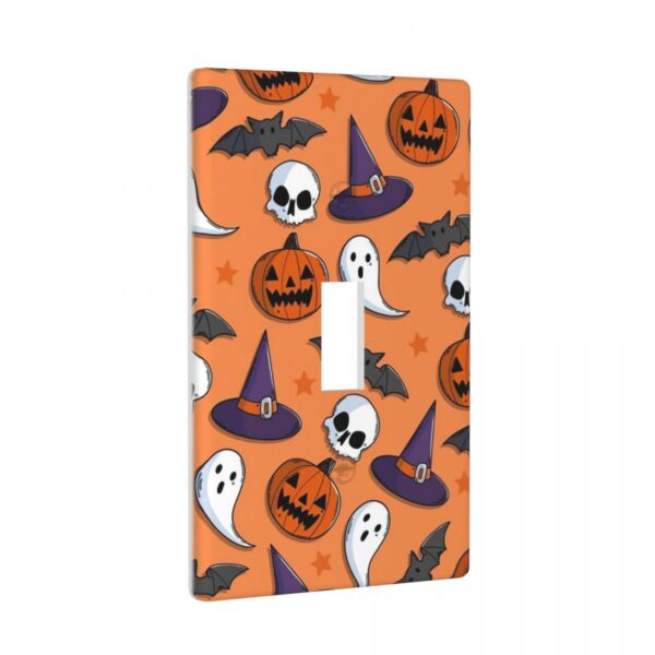 1Pcs Halloween Ghost Pumpkin Bats Wall Plates decorative light switch cover plate Light Switch Cover Plate Decorative Wall Plate outlet covers wall plate - Image 3
