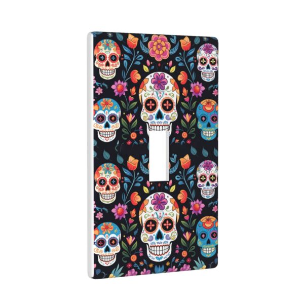 1Pcs Colored skull Wall Plates decorative light switch cover plate Light Switch Cover Plate Decorative Wall Plate outlet covers wall plate - Image 5