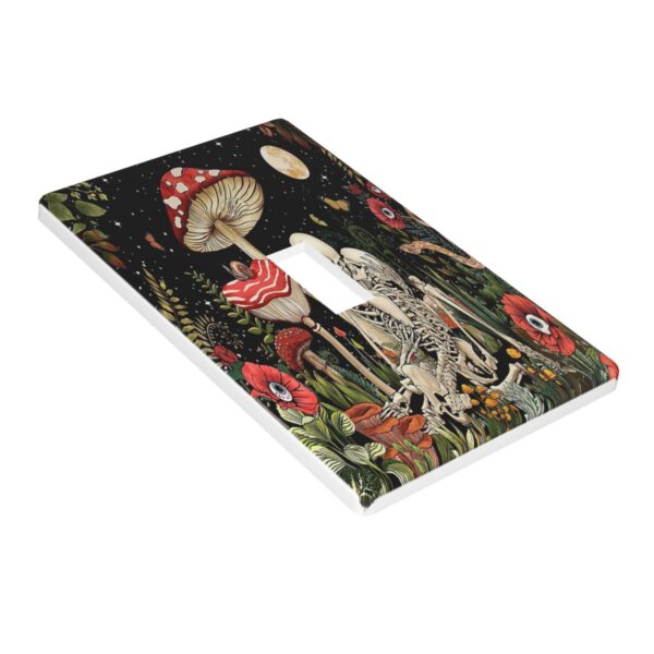 1Pcs Mushroom Skull Skeleton Moon Wall Plates decorative light switch cover plate Light Switch Cover Plate Decorative Wall Plate outlet covers wall plate - Image 2