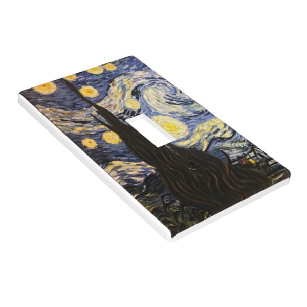 1Pcs The Starry Night Wall Plates decorative light switch cover plate Light Switch Cover Plate Decorative Wall Plate outlet covers wall plate - Image 2