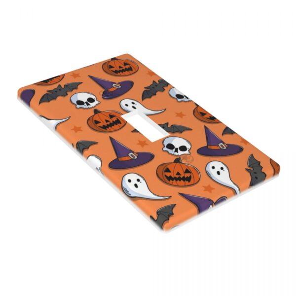 1Pcs Halloween Ghost Pumpkin Bats Wall Plates decorative light switch cover plate Light Switch Cover Plate Decorative Wall Plate outlet covers wall plate - Image 2