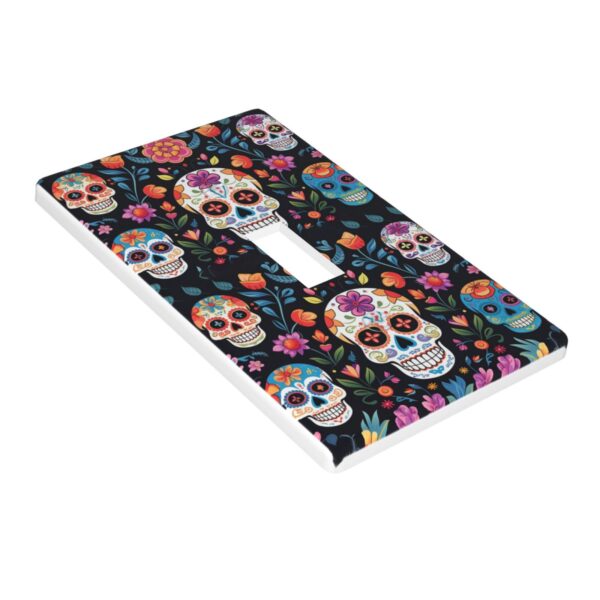 1Pcs Colored skull Wall Plates decorative light switch cover plate Light Switch Cover Plate Decorative Wall Plate outlet covers wall plate - Image 4