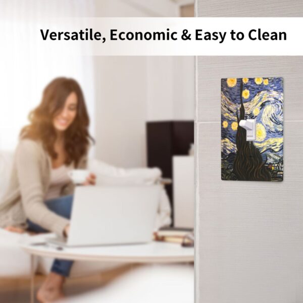 1Pcs The Starry Night Wall Plates decorative light switch cover plate Light Switch Cover Plate Decorative Wall Plate outlet covers wall plate - Image 5